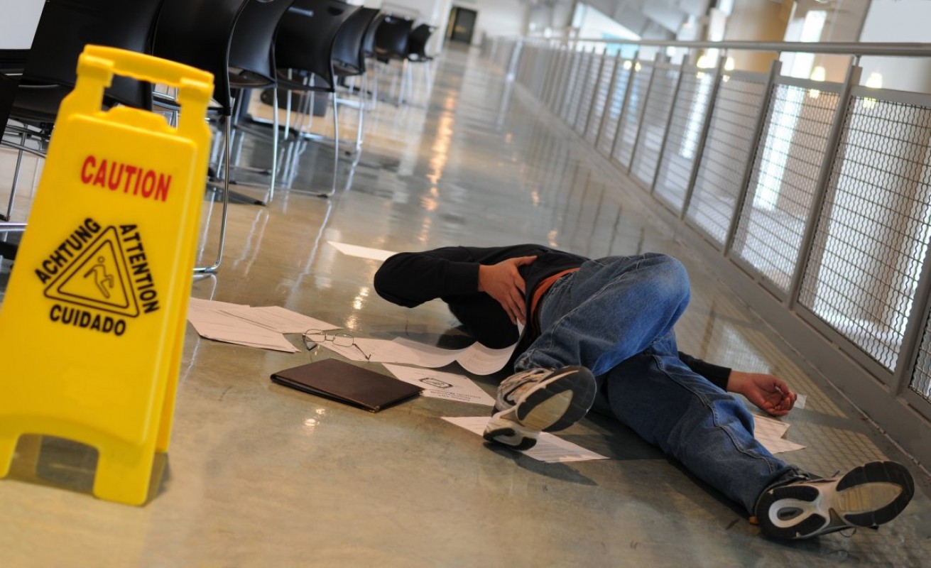 Slips, Trips and Falls in the workplace